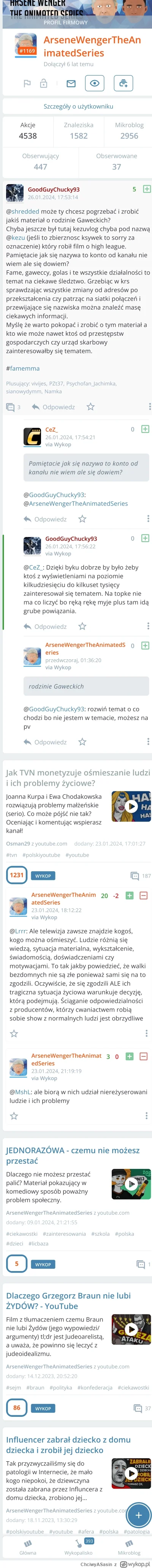 ChciwyASasin - @ty-mo: Gdzie? Jak masz na myśli link do konta użytkownika, to pokaż, ...