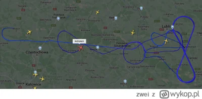 zwei - Czy on próbuje narysować #!$%@?? #flightradar #usaf