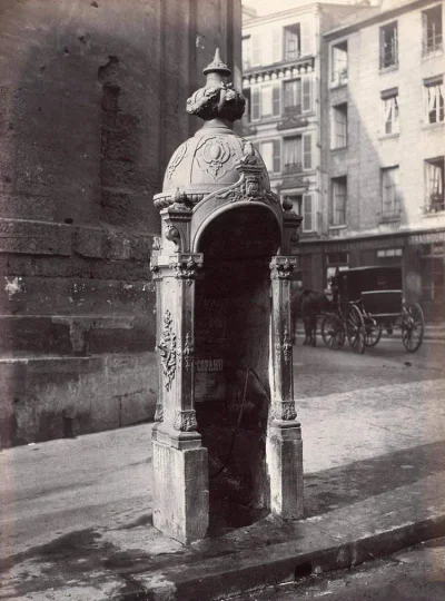 cheeseandonion - Paryski pisuar publiczny  (1875)

#starezdjecie