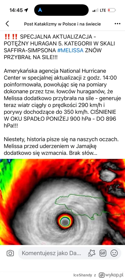 IceShandy - #huragan #pogoda #burza #jamajka