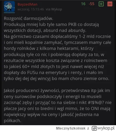 MlecznySzkolniak - Ukraiński troll, który życzy Polskim rolnikom upadku 
@BayzedMan
#...