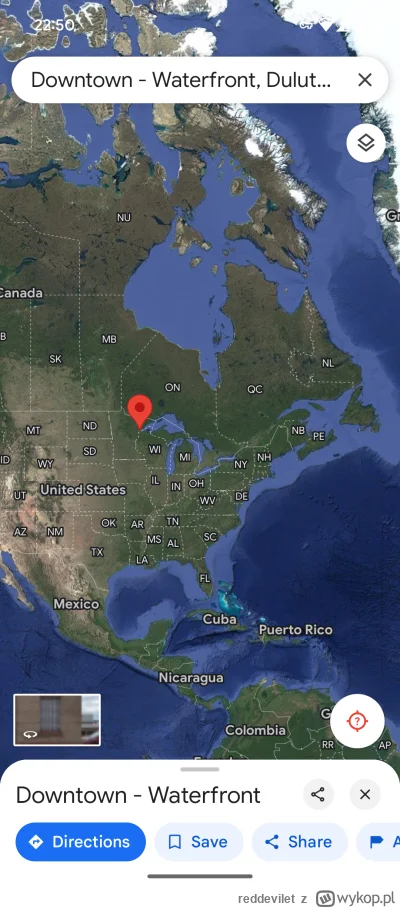 reddevilet - @Wrrronika miejscowość Duluth w Minnesocie jest najdalej w głąb lądu poł...