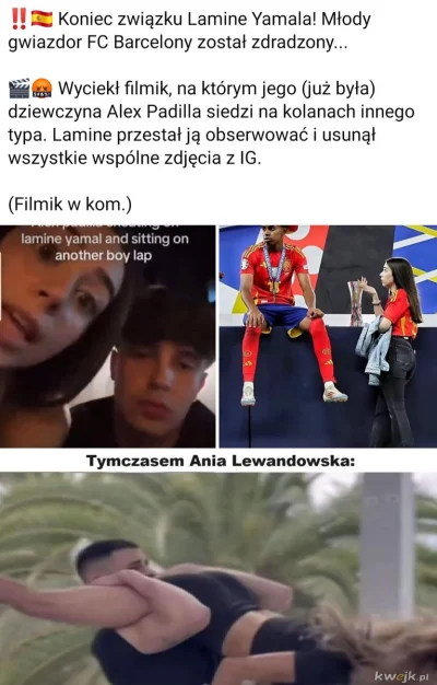 JulianGangol - Jak zachowuje sie chad? Loszka gwiazdora Barcelony Lamine Yamala usiad...