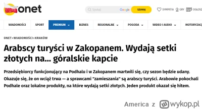 America - No sami widzicie. Arabscy turyści ratują Zakopane przed bankructwem a góral...