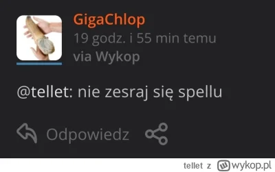 tellet - Ale napisz coś na tą ułomną formację zalegalizowanych drecholi z bramy, to z...