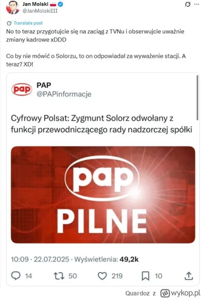 Quardoz - #polityka #bekazpisu #bekazprawakow Wszystko przebiega zgodnie z wcześniej ...