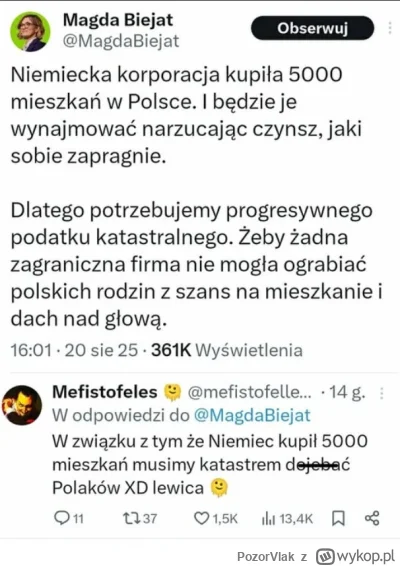 PozorVlak - Przecież to jest oczywiste, że katastralny uderzy w najbiedniejszych, jak...