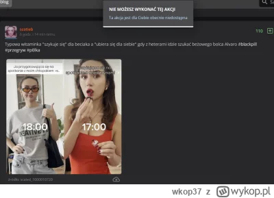 wkop37 - @scotieb: Właśnie próbuje zaplusować i nie mogę ( ͡° ʖ̯ ͡°) , wiecie może dl...