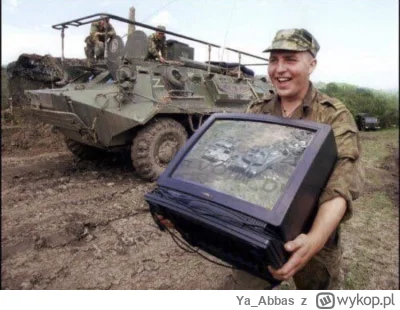 Ya_Abbas - #ukraina #heheszki
Rosyjscy żołnierze ciągle przeprowadzają grabieżce wypa...
