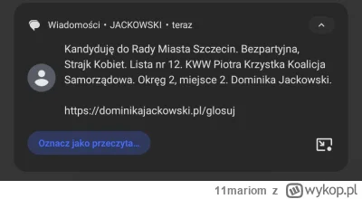 11mariom - Słuchajcie #szczecin, też wczoraj otrzymaliście dziwnego SMSa?

O takiego:...