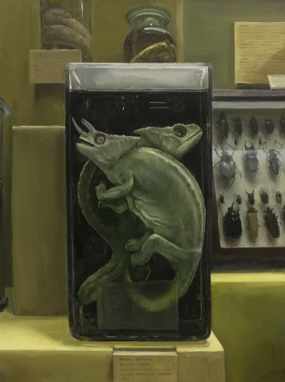 GARN - #sztuka #art #malarstwo #obrazy autor: Bingyang Bai | 静止 (Still) | 2018 | Oil ...