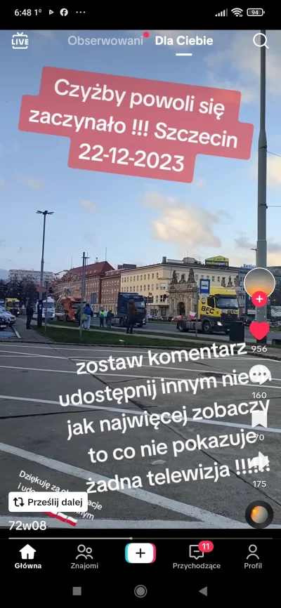 wojtek-m - Strajk w Szczecinie. 

https://vm.tiktok.com/ZGeF6RHMv/
#strajk