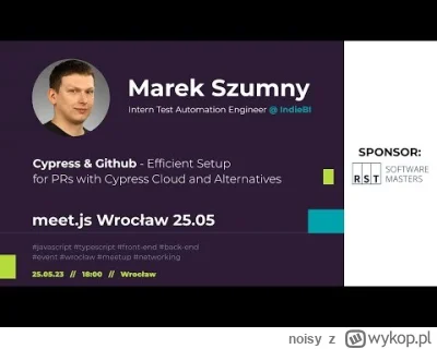 noisy - Jakby ktoś chciał zintegrować sobie testy E2E na Cypressie z Githubem, to pol...