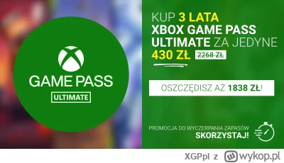 XGPpl - Panie i Panowie, REKORDOWA PROMOCJA NA XBOX GAME PASS ULTIMATE! 📢📢 Przygoto...