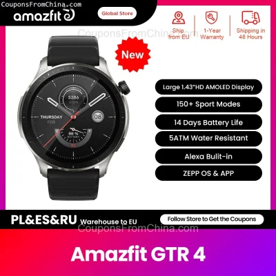 n____S - ❗ Amazfit GTR 4 Smart Watch
〽️ Cena: 155.14 USD (dotąd najniższa w historii:...