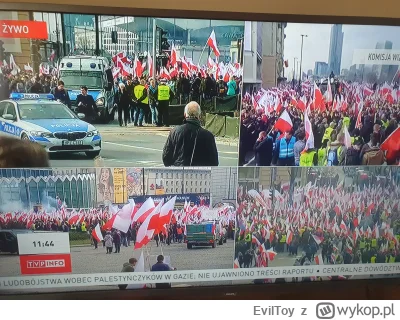 EvilToy - Gdyby to było TVPinfo za PiS-u, to paskowy by grzmiał: "Prorosyjskie protes...