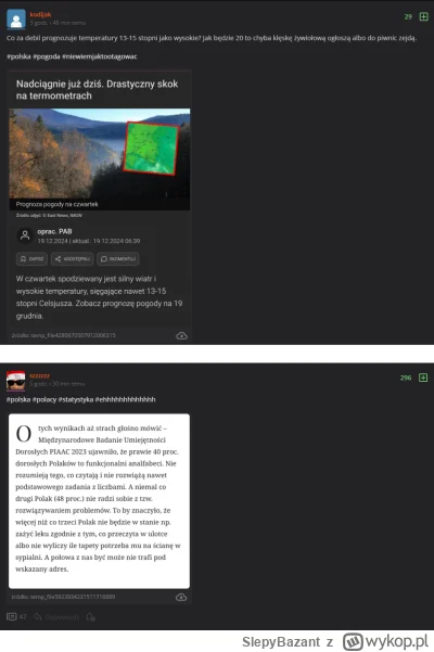 SlepyBazant - Ale combo na głównej dzisiaj się trafiło ( ͡° ͜ʖ ͡°)

#wykop #bekazpodl...