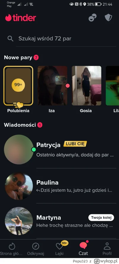 Pepu323 - Morda chada, a wy zazdrośni #przegryw #tinder