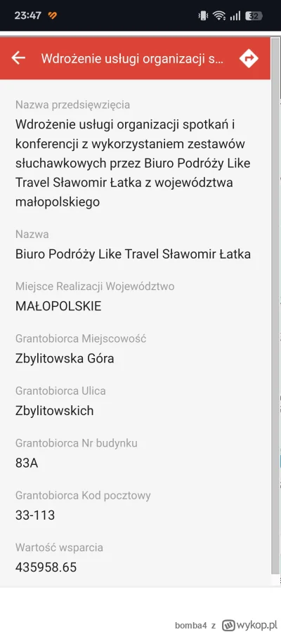 bomba4 - U nas też Ciekawie. Biuro podróży będzie organizować konferencje. Ciekawe co...