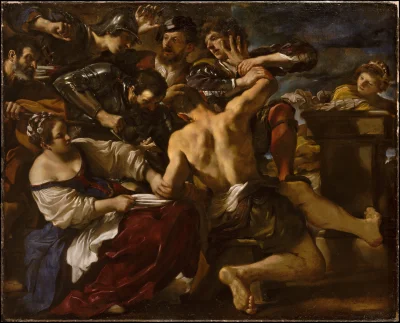 Loskamilos1 - "Samson złapany przez Filistynów", obraz namalowany przez włoskiego art...