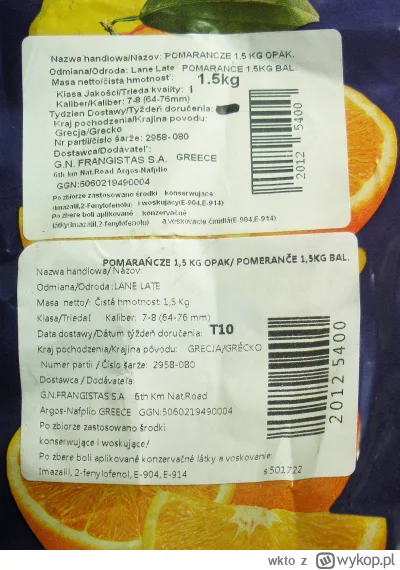 wkto - #listaproduktow
#pomarancza #lanelate #biedronka
aktualny producent: tajny, Gr...