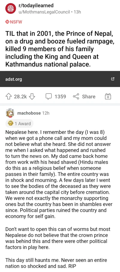 cheeseandonion - #nepal 

https://adst.org/2019/07/death-love-and-conspiracy-the-nepa...