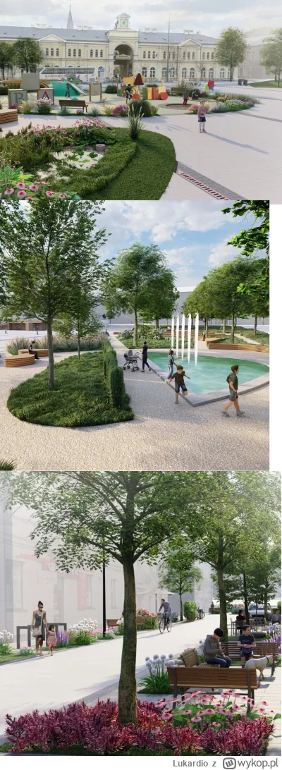 Lukardio - Miasto przedstawiło plan na Plac Wolności. Będzie podział na strefy [WIZUA...