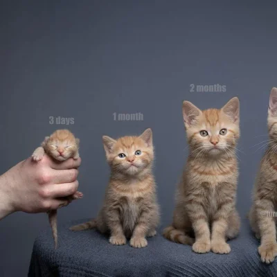 w.....m - Ze słodkiego tyciego kitku w typowego "orange cat".

#koty #kot