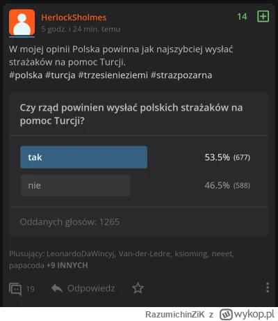 RazumichinZiK - Tfu na te 588 osób, które pomoc zwykłym ludziom, uzależniają od decyz...