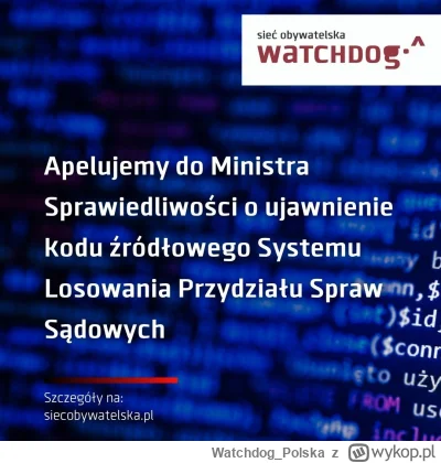 WatchdogPolska - Czy tym razem się uda? Wysłaliśmy oficjalne pismo do Ministra Sprawi...