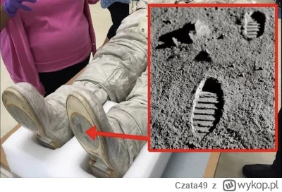 Czata49 - Buty i ślady pierwszego człowieka na księżycu. ( ͡° ͜ʖ ͡°)