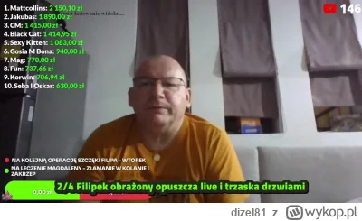 dizel81 - Wyciągnąłem kilka shotów z wczorajszego live Mumina odnośnie biletu Filipka...