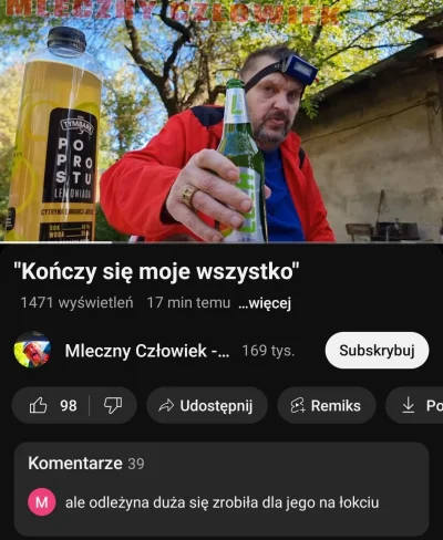 bellacavem - #kononowicz 
Krzysiu w smutnym nastroju, łechanie powróciło ,aż z tego w...