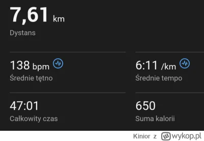 Kinior - 57 679,77 - 7,61 = 57 672,16

Męka-kolka. Cooper 2,38 km. Nie ma progresu, a...