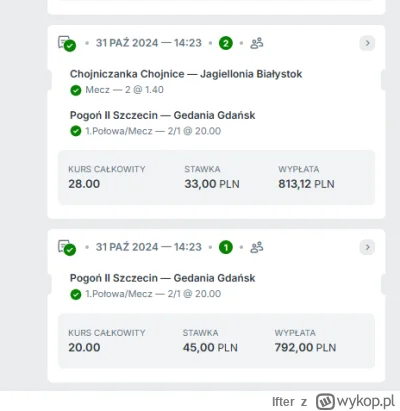 Ifter - #bukmacherka 

Hej, są tu amatorzy meczów z przebiegiem łamanym?