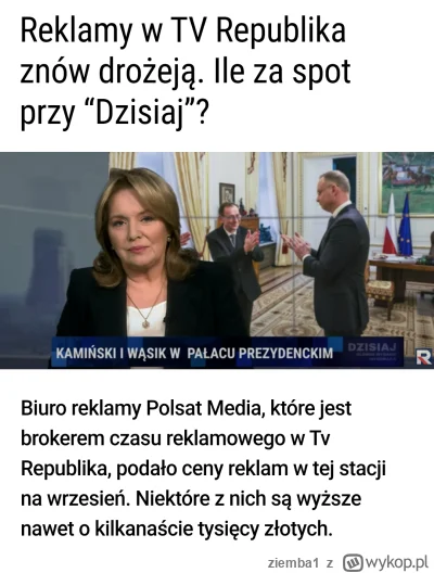 ziemba1 - > W czerwcu br. jej wpływy z reklam wyniosły 30,29 mln zł, podczas gdy rok ...