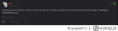 Kryspin013 - A zrobię sobie kucowskie mądrości na dziś 

#codziennykonfiarz 

#bekazp...