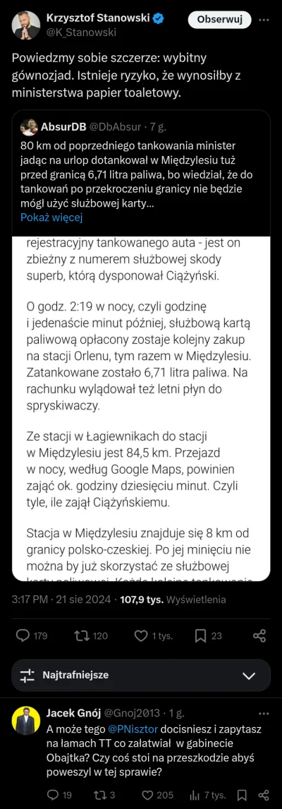 raul7788 - #polityka #bekazpisu #bekazstanowskiego

Dobrze,że pisowski zakolak tak ws...