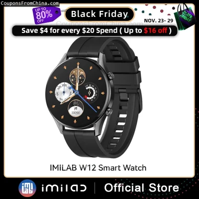 n____S - ❗ IMILAB W12 Smart Watch [EU/CN]
〽️ Cena: 19.37 USD (dotąd najniższa w histo...