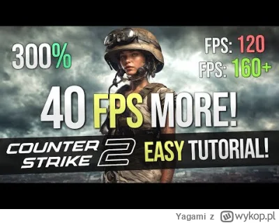 Yagami - Wleciał nowy poradnik jak mieć 40FPS więcej #cs2 #counterstrike #csgo