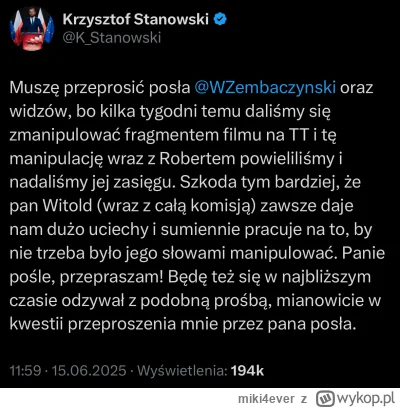 miki4ever - #wybory #polityka #stanowski #kanalzero 

Czyli tak, zmanipulowali, ale ś...