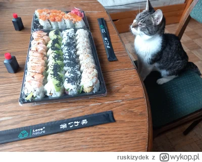 ruskizydek - Miałem dzisiaj randkę z moim kotem (⌐ ͡■ ͜ʖ ͡■)
#koty #sushi #jedzzwykop...