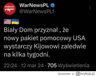 Grooveer - Polska jest szczęśliwa dzisiaj. Ukraina smutna jeśli na tym pomoc USA się ...
