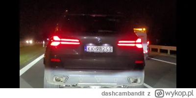dashcambandit - Gdy wyprzedałem płynnie, z dużej prędkości kierowca BMW wyhamował i p...