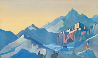 Clark_Nova - Nicholas Roerich (1874-1947) - Stronghold of the Spirit (Path to Kailas ...