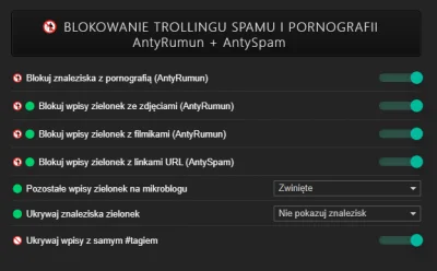 WykopX - Więcej info o blokowaniu spamu zielonej w osobnym wpisie:

https://wykop.pl/...
