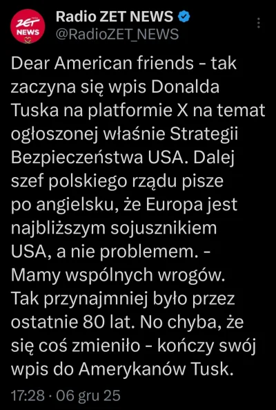 Metris - Na Tuska Trump nawet nie zwraca uwagi. Nawrocki powinien mocno działać, bo t...