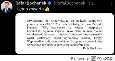 Kempes - #polityka #bekazpisu #bekazlewactwa #pis #dobrazmiana #polska

Ugoda zawarta...
