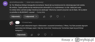 Roszp - A zajrzałem tam, bo przeczytałem taki komentarz i byłem ciekaw, czy ktoś znow...