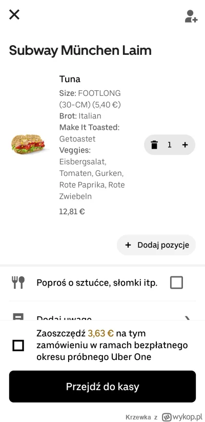 Krzewka - @szzzzzz UberEats w Monachium, jednym z najdroższych miast w Niemczech, a i...